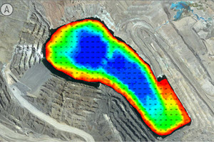 CEE-USV­™ with 33kHz CEESCOPE LITE™ Tackles Deep Acid Pit Lake Survey