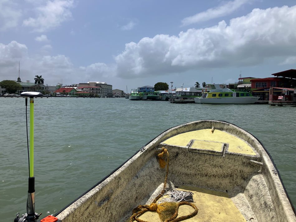 CEESCOPE Single Beam Surveys for Ongoing Belize City Cruise Port Dredging