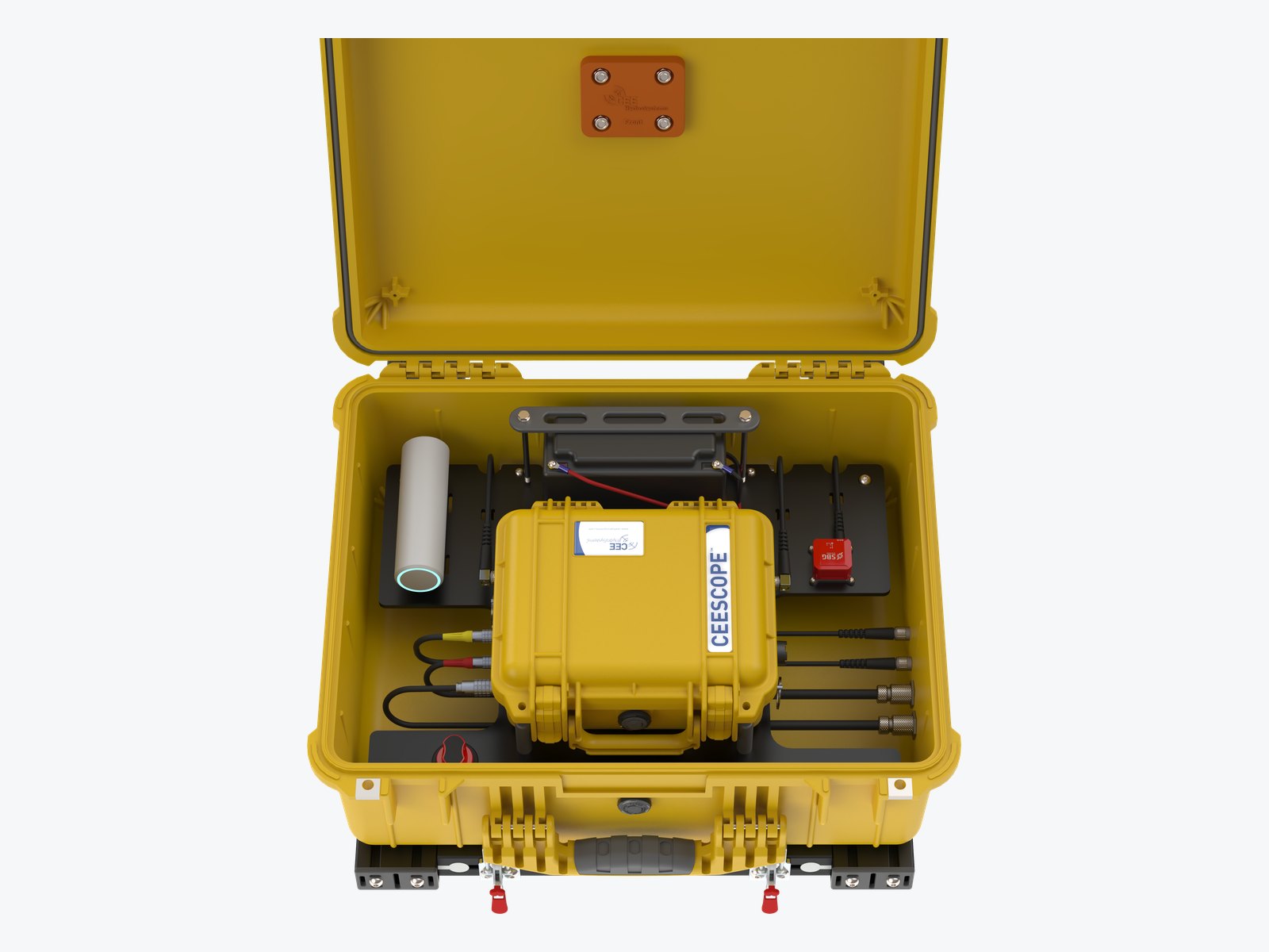 Inside the CEE JET 1600 case