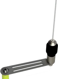 UHF antenna mounting bracket