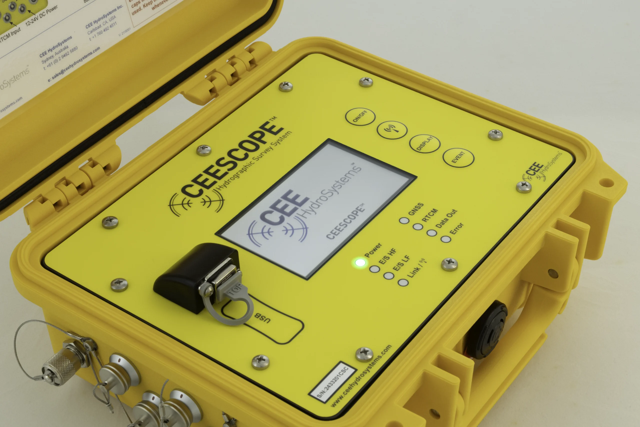 CEESCOPE touchscreen in the field