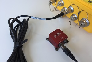 SBG Ellipse motion sensor installed