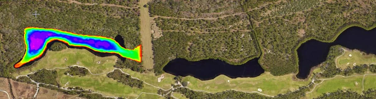 AOI Solutions surveys a hurricane-hit construction pond with the CEE ECHO™ and Hydromagic