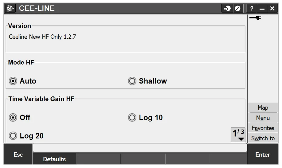 Mode Auto; don’t use Log20 gain.