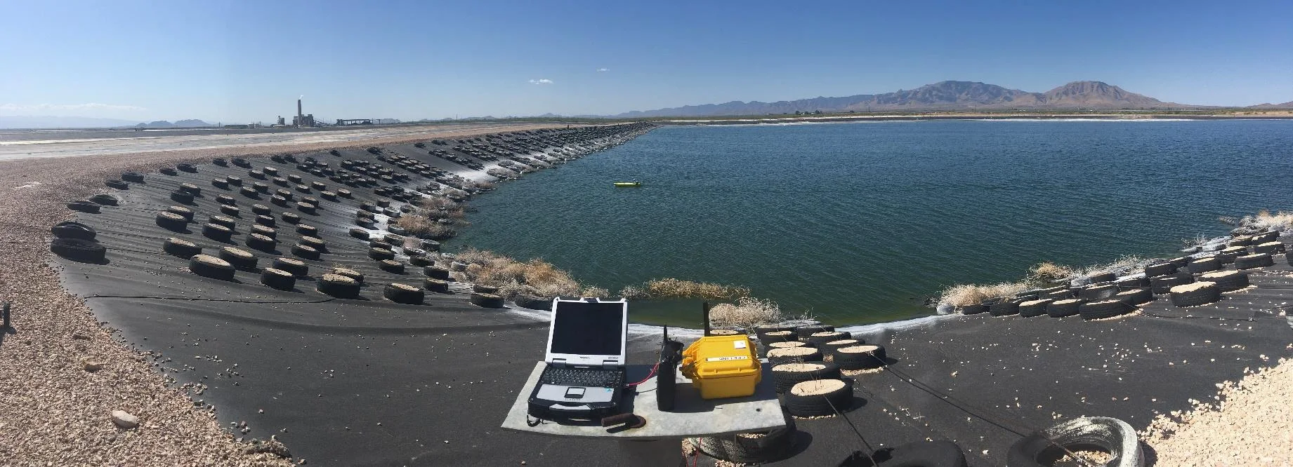 Automated fly ash pond surveys with the CEE-USV™ and autopilot