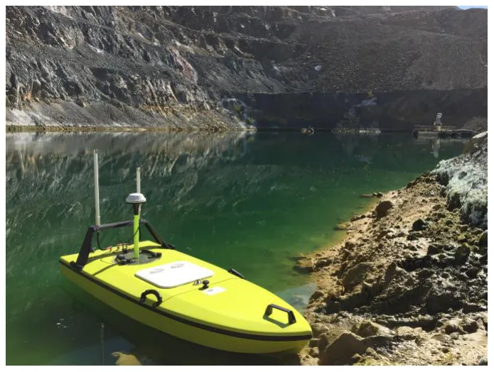 The CEE-USV™ survey boat.