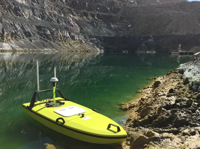 Featured image for “Surveying industrial water with single beam echo sounders and USVs: mine water, frac pits and effluent ponds”