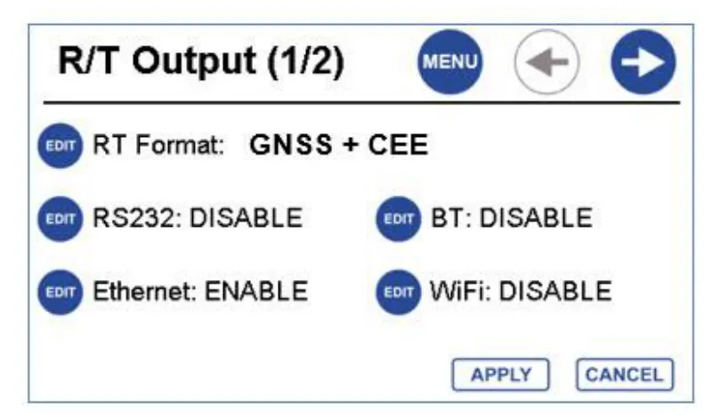 R/T Output GNSS + CEE: Hydromagic on its own.