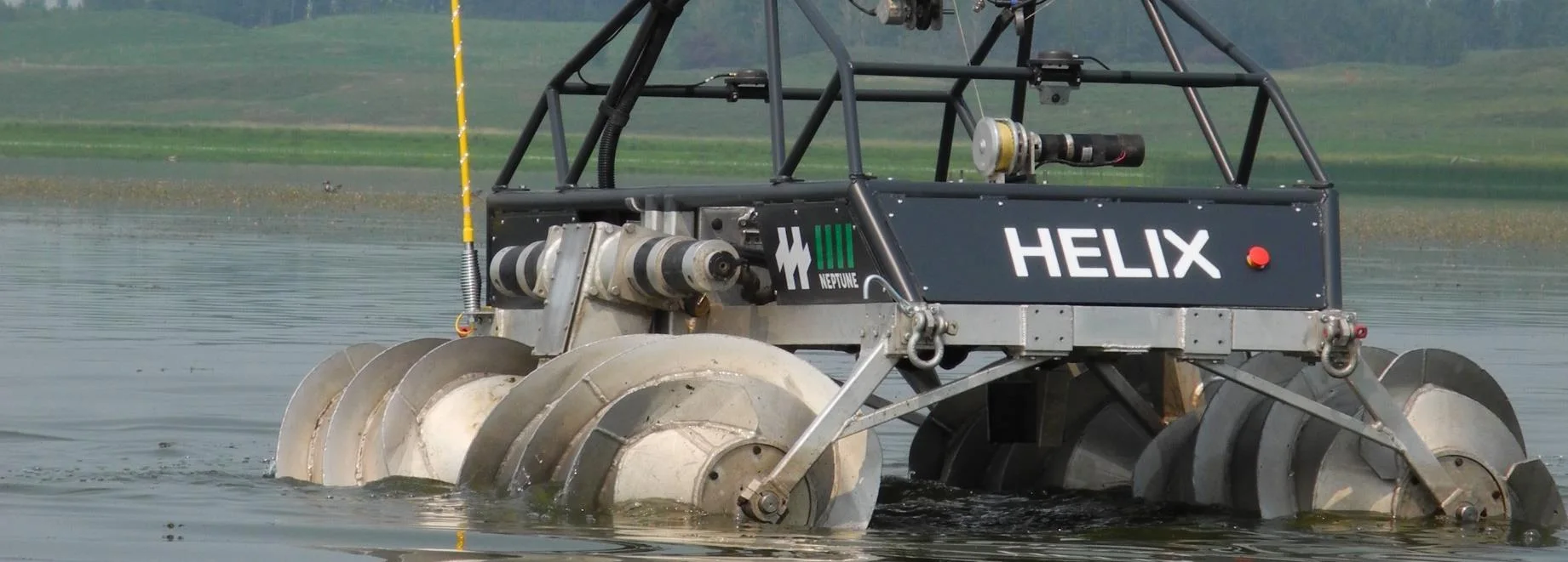 CEE ECHO™ dual frequency echo sounder on the Copperstone HELIX tailings survey robot