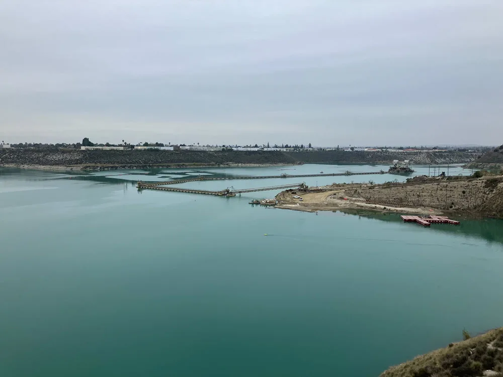 CEE-USV surveying an aggregate mine