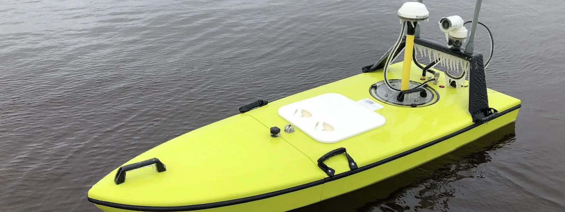 Featured image for “CEE-USV™ surveys a wastewater lagoon in 45 mph winds and sub-zero temperatures”