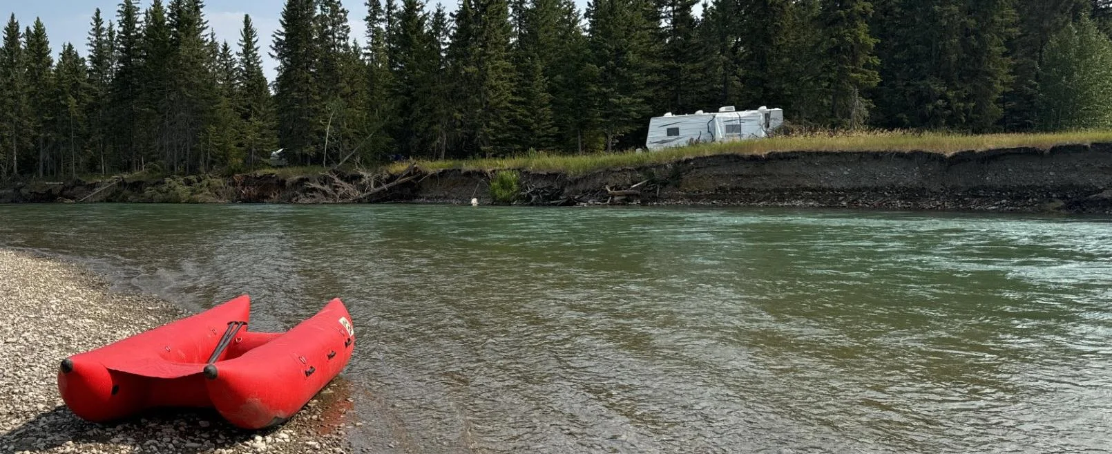 Featured image for “Shallow river survey from an inflatable raft with the CEE-LINE™ and Trimble TSC7”