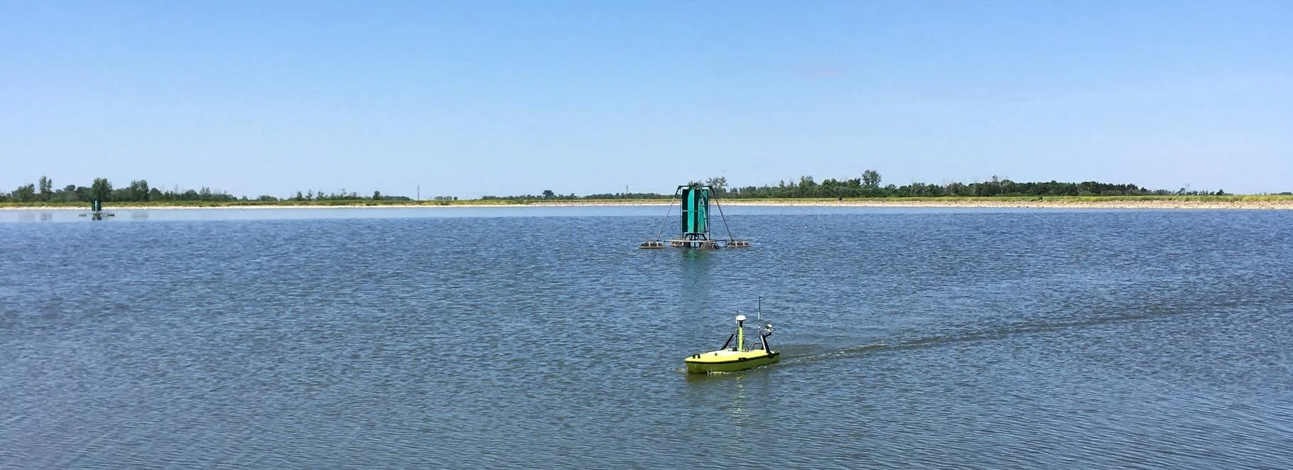 CEE-USV™ monitors sludge reduction in Minnesota effluent lagoons