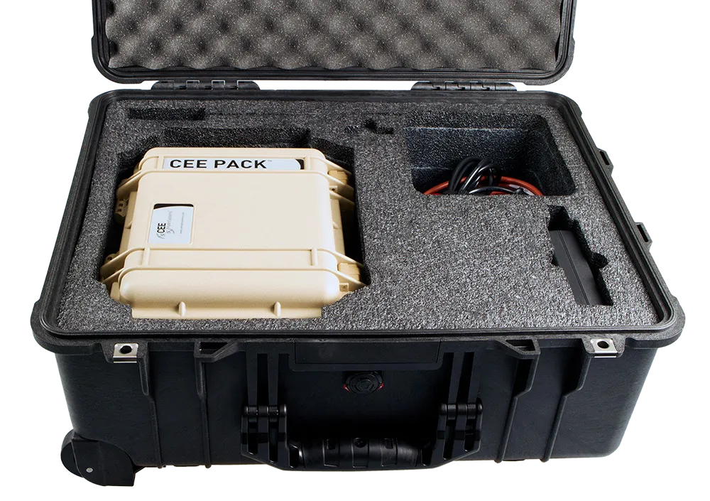 CEE PACK kit in its Pelican case