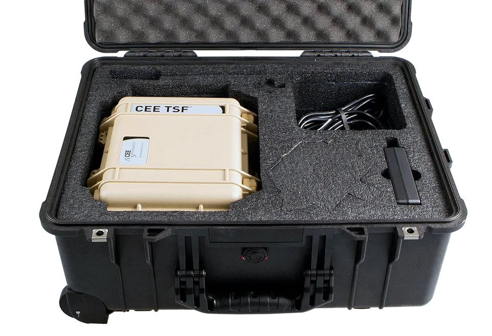 CEE TSF kit in its Pelican case
