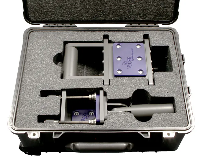 Vessel Mounting Kit in its Pelican case
